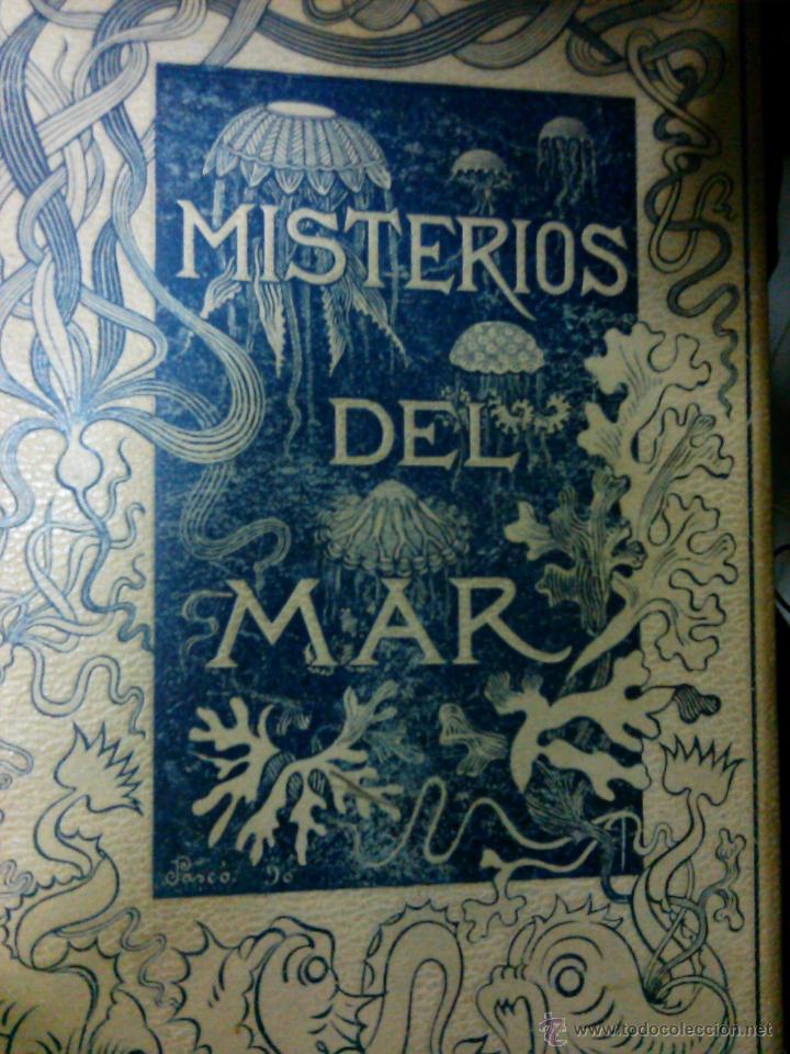 Libros antiguos: Misterios del Mar, a&ntilde;o 1891 - Foto 1