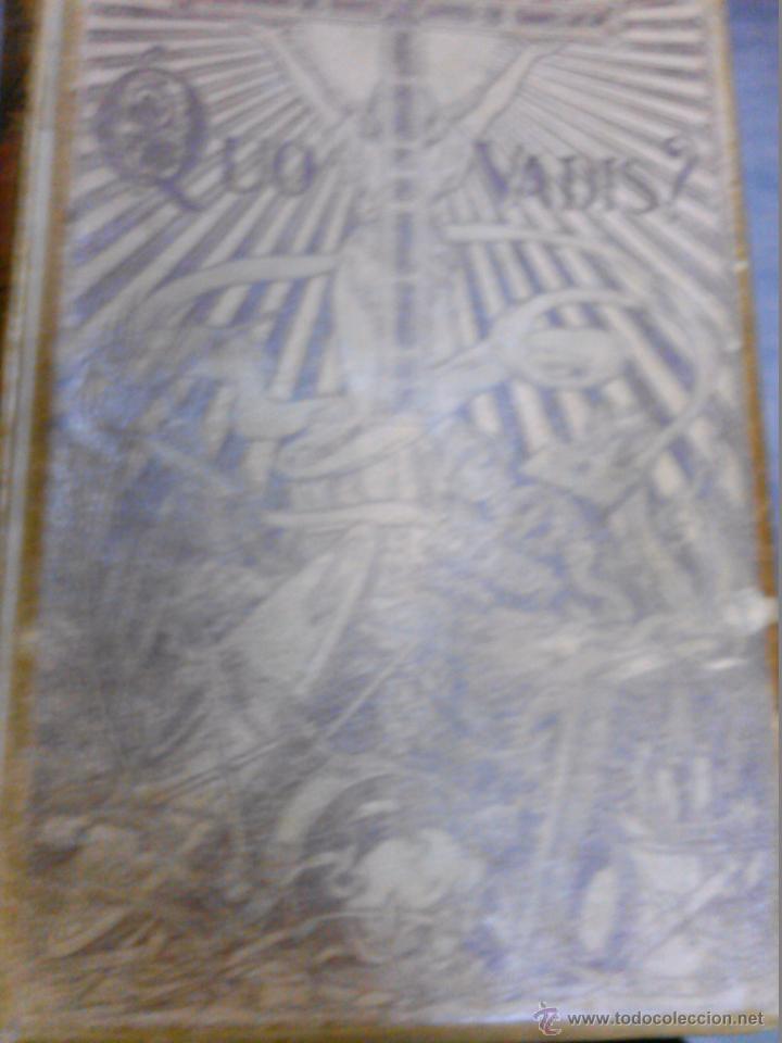 Libros antiguos: QUO VADIS - 1900 - Foto 1