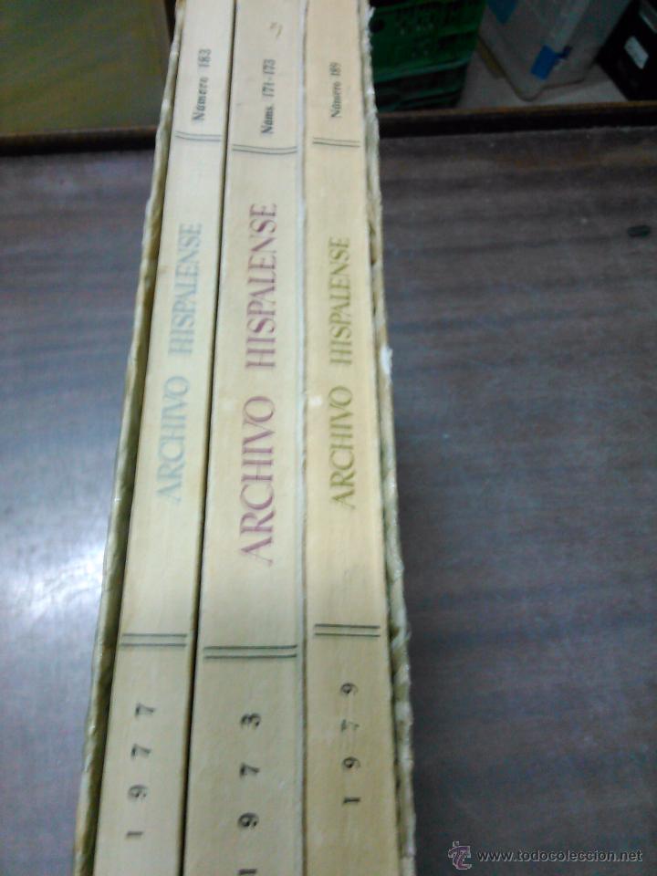 Libros antiguos: El archivo hispalense. 3 libros.
