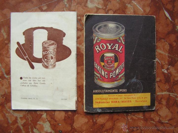Libros antiguos: RECETARIOS DE LEVADURA ROYAL. - Foto 2