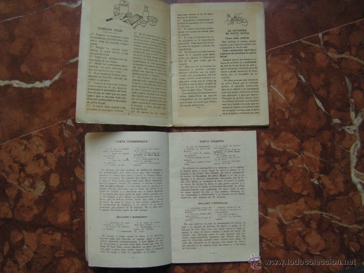 Libros antiguos: RECETARIOS DE LEVADURA ROYAL. - Foto 3