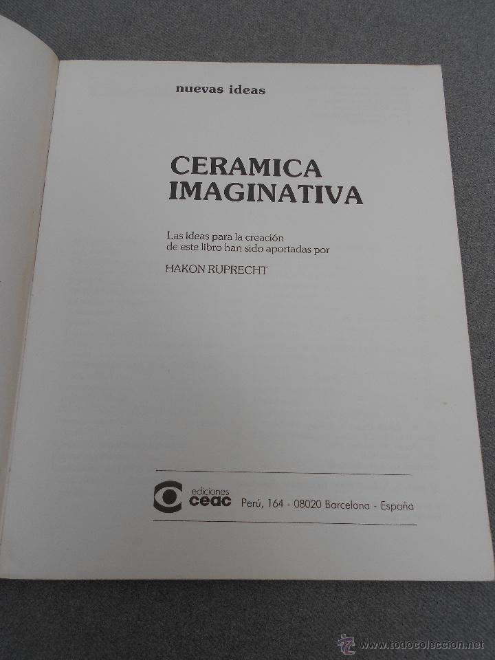 Libros antiguos: CERAMICA IMAGINATIVA - Foto 2