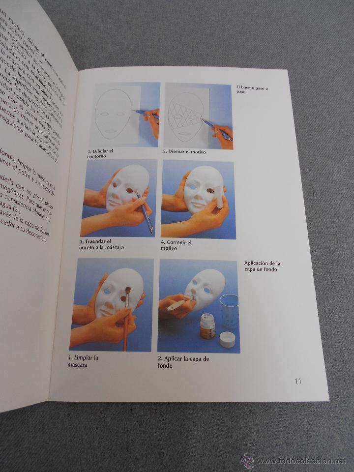 Libros antiguos: MASCARAS. HOBBY CREATIVO - Foto 2
