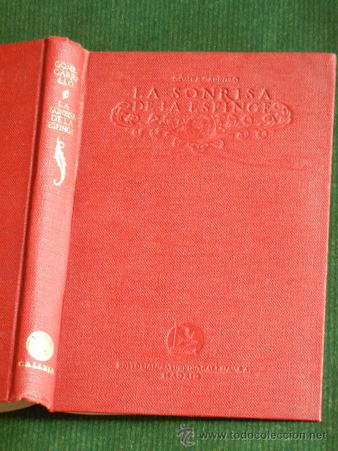 Libros antiguos: LA SONRISA DE LA ESFINGE, DE E.GOMEZ CARRILLO, CALLEJA 1917 - Foto 1