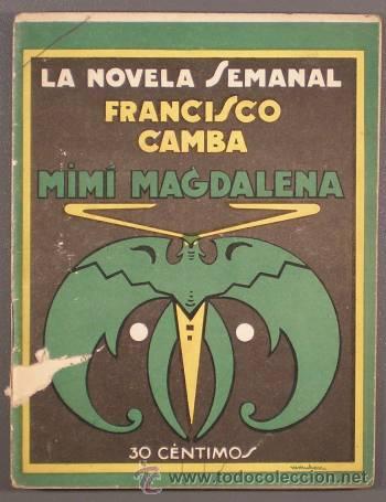 Libros antiguos: CAMBA, Francisco: MIMI MAGDALENA. - Foto 1