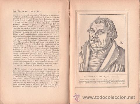 Libros antiguos: THOMAS, Walter: LITTERATURE ALLEMANDE. - Foto 1