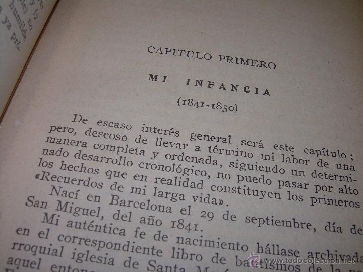 Libros antiguos: RECUERDOS DE MI LARGA VIDA.....A&Ntilde;O 1.925 - Foto 7
