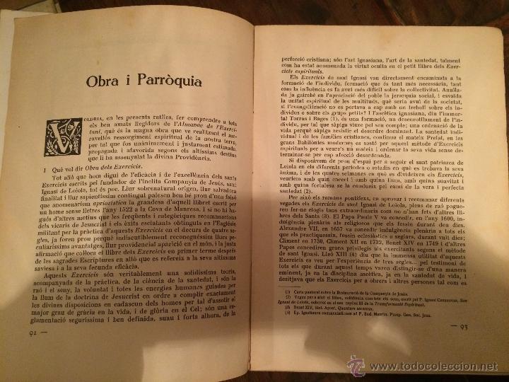 Libros antiguos: Libro obra y parroquia a&ntilde;os 30 - Foto 1