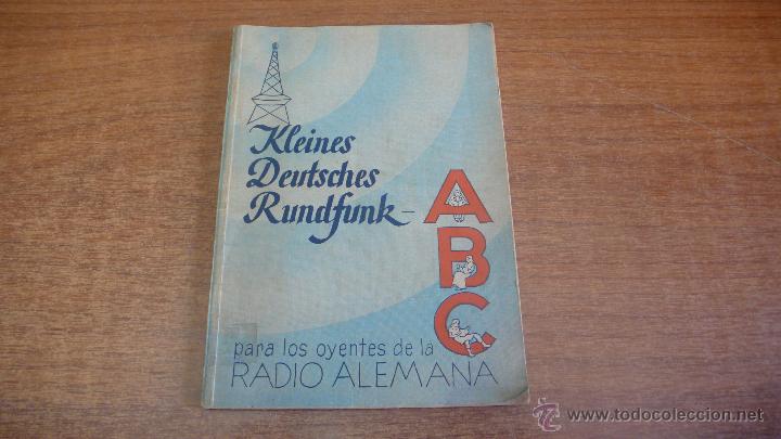 Livres anciens: KLEINES DEUTSCHES RUNDFUNK-ABC. PEQUE&Ntilde;O RADIO-ABC ALEM&Aacute;N. 1937.