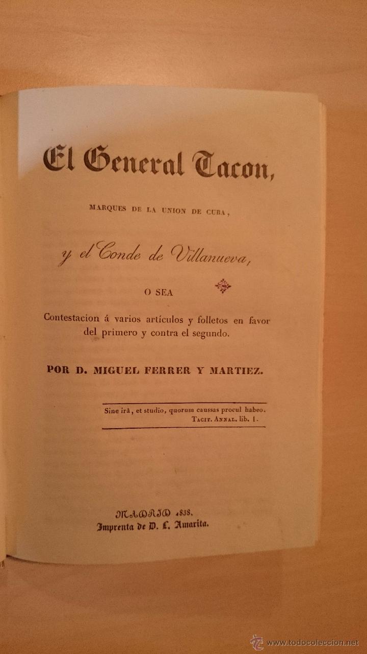 Livros antigos: 1838 - CUBA - CAMINO DE HIERRO MINAS DE COBRE CONTRABANDO CONTRATA DE SAL CORREOS MARITIMOS