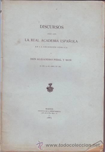 Libros antiguos: PIDAL Y MON, Alejandro: DE LA ORATORIA SAGRADA. 1883 - Foto 1