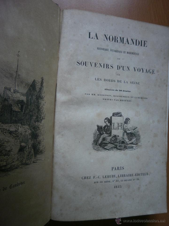 Libros antiguos: La Normandie. - Foto 4