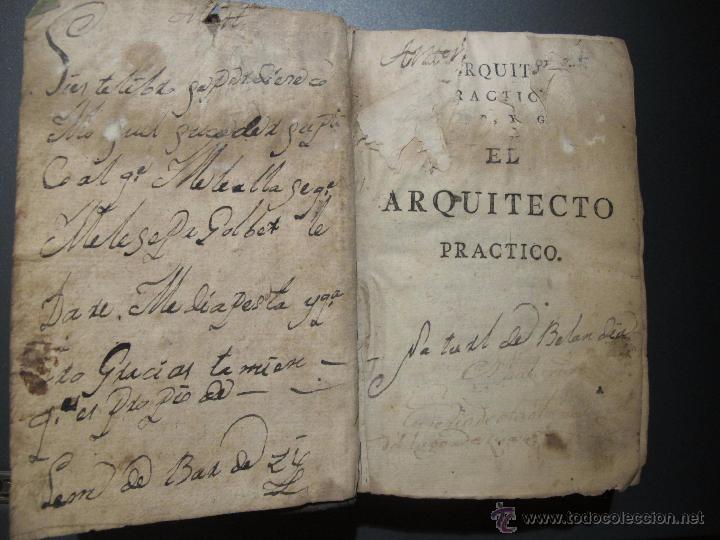 Libros antiguos: TITULO :EL ARQUI9TECTO PRACTICO - Foto 4