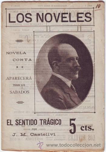 Libri antichi: CASTELLVI, J.M: EL SENTIDO TRAGICO. 1916