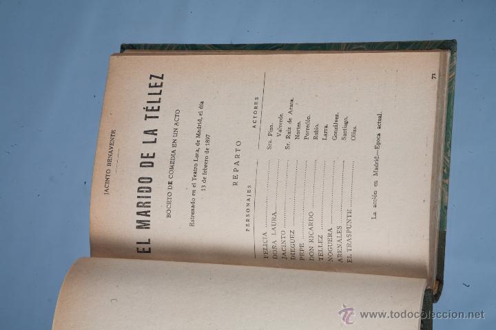 Libros antiguos: JACINTO BENAVENTE- 10 OBRAS EN UN VOUMEN - Foto 3