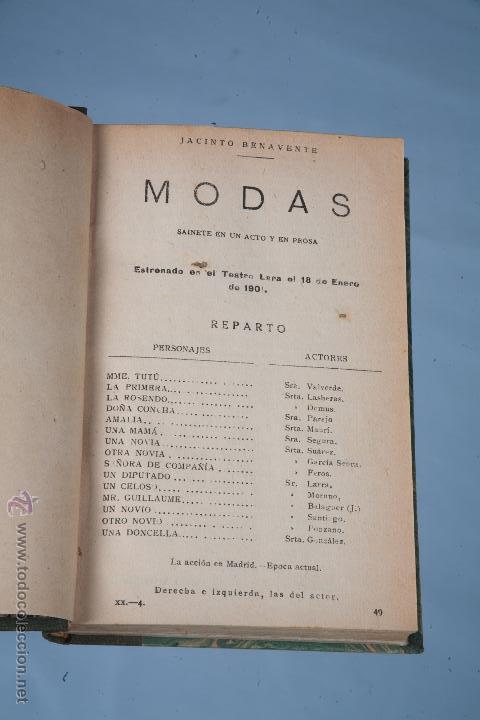 Libros antiguos: JACINTO BENAVENTE- 10 OBRAS EN UN VOUMEN - Foto 1