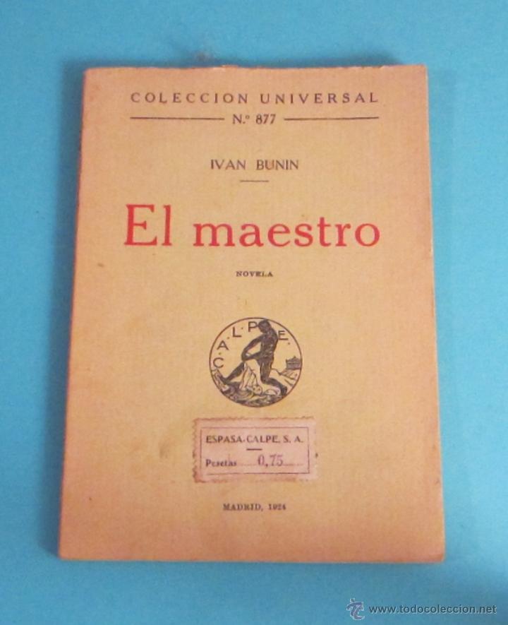 Libros antiguos: EL MAESTRO. IVAN BUNIN - Foto 1