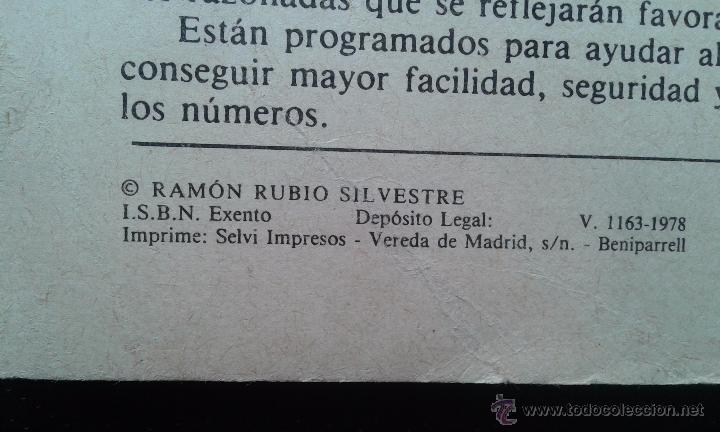 Libros antiguos: libreta de problemas rubio n&ordm;12 del a&ntilde;o 1978 - Foto 3
