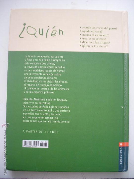 Libros antiguos: &iquest;QUIEN DICE NO A LAS DROGAS ? - Foto 2