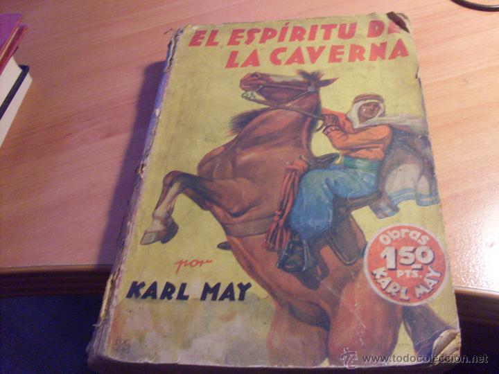 Libros antiguos: EL ESPIRITU DE LA CAVERNA (KARL MAY) N&ordm; 6  (LB24) - Foto 1