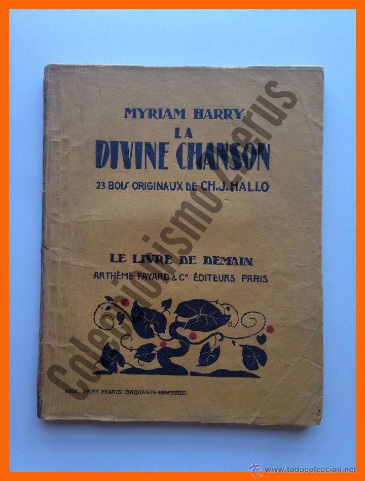 Libros antiguos: La Divine Chanson - Myriam Harry - Foto 1