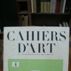 Libros antiguos: CAHIERS D'ART. 1926. NÚM. 4. LÉGER, RAYNAL, CASSOU...