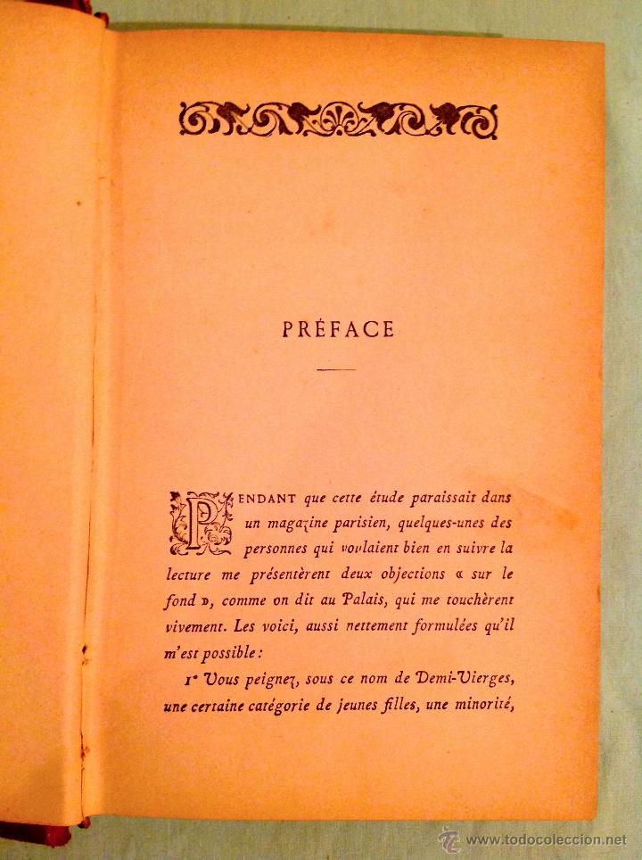 Libros antiguos: Libro En Frances Marcel Prevost les Demi Vierges Alphonse Lemerre M DCCC XCV.. - Foto 3