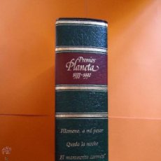 Libros antiguos: LIBRO. PREMIOS PLANETA, 1988,1989, 1990. CON 3 OBRAS. TAPAS DURAS EN SEMIPIEL. VER DETALLES.. Lote 50138595