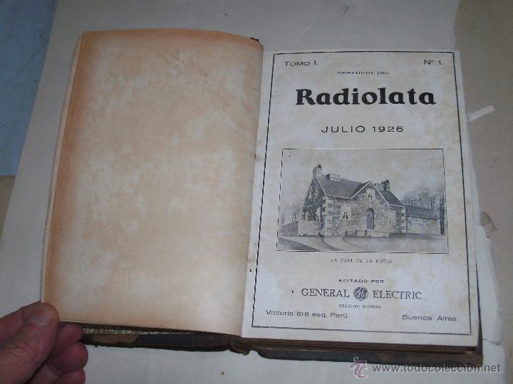 Libros antiguos: RADIOLATA - NUMEROS 1 AL 12 - - Foto 2