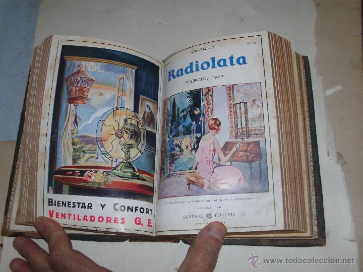 Libros antiguos: RADIOLATA - NUMEROS 1 AL 12 - - Foto 6