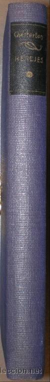 Libros antiguos: CHESTERTON, G.K: HEREJES - Foto 1