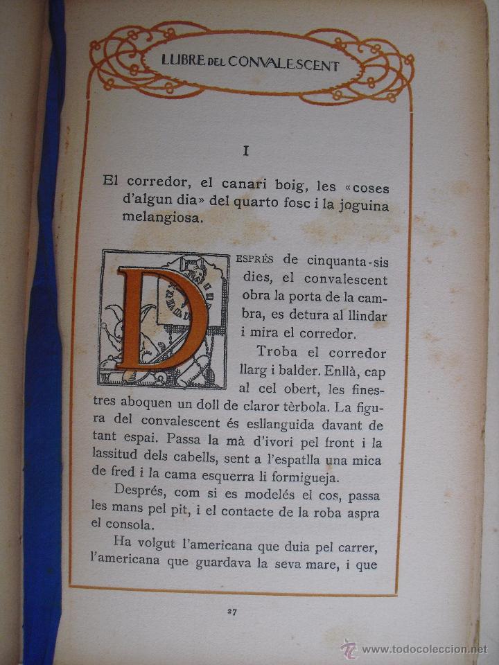 Libros antiguos: Llibre del convalescent. R. Suri&ntilde;ach Senties - Foto 2