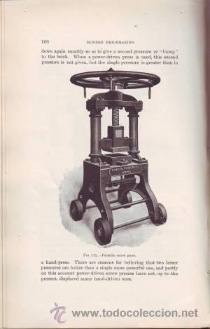 Libros antiguos: SEARLE, ALFRED B: MODERN BRICKMAKING. 1920 - Foto 1