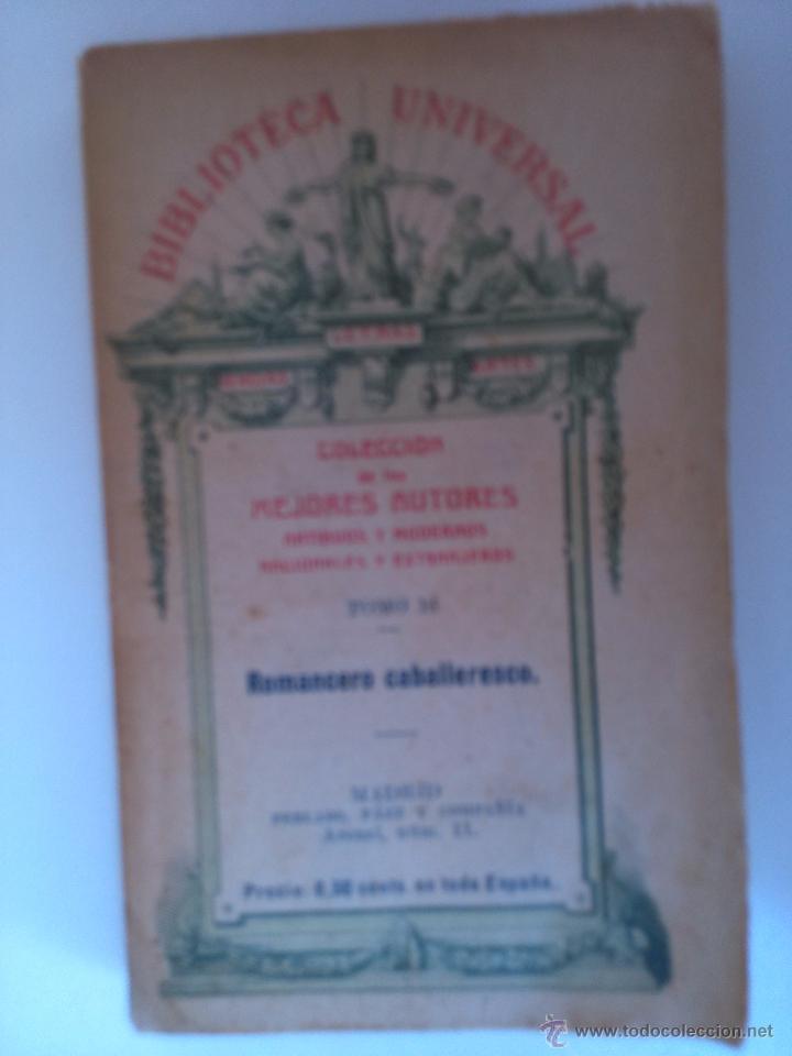Libros antiguos: Romancero Caballeresco. - Foto 1