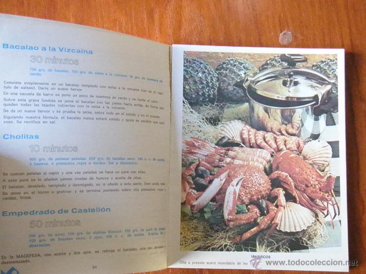 Libros antiguos: LIBRO COCINAR A PRESION MAGEFESA - Foto 2
