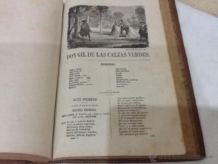 Libros antiguos: Teatro selecto, L&oacute;pez de Vega , tirso de molina - Foto 6