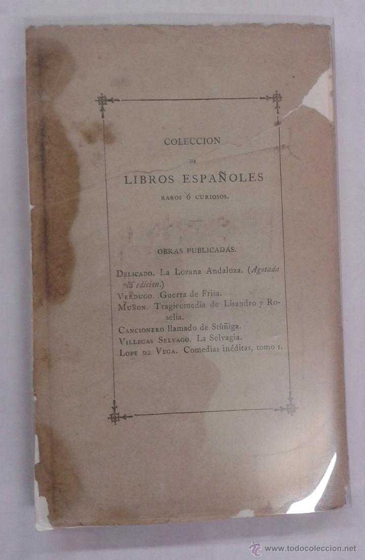 Libros antiguos: AMOR, PLEITO Y DESAF&Iacute;O -LOPE DE VEGA - Foto 2