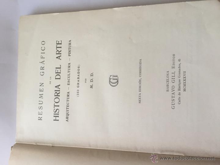 Libros antiguos: Libro: Historia del arte - Foto 3