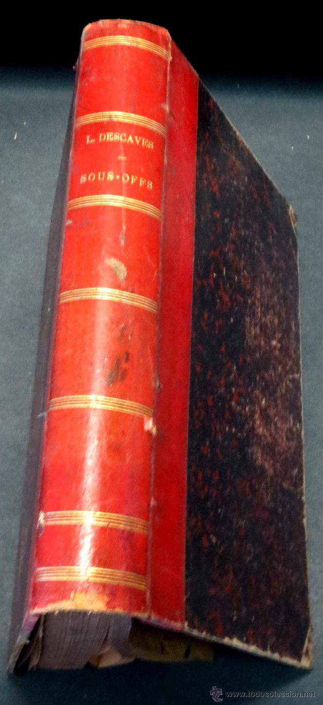 Antiquarische B&uuml;cher: SOUS-OFFS ROMAN MILITAIRE LUCIEN DESCAVES TRESSE ET STOCK A&Ntilde;O 1892 SIGLO XIX