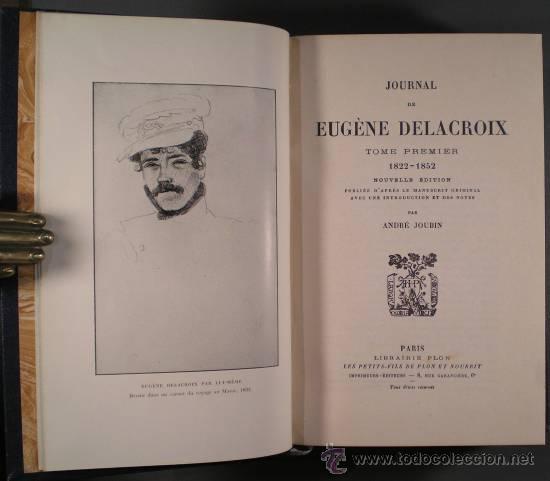 Libros antiguos: JOURNAL DE EUGENE DELACROIX. 3 vols. 1932 - Foto 2