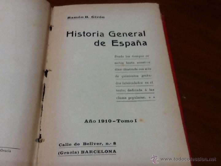 Libros antiguos: Historia general de Espa&ntilde;a, 29 tomos, Ram&oacute;n B. Giron - Foto 3
