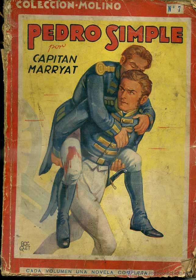 Libros antiguos: CAPITAN MARRYAT : PEDRO SIMPLE (MOLINO, 1935) - Foto 1