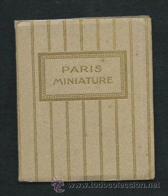 Libros antiguos: Paris Miniature. Offert per les Grans Magasins du Printemps. 1920?.
