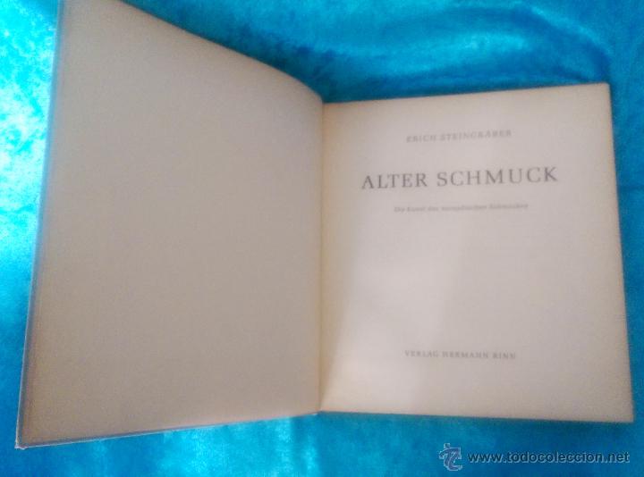 Libros antiguos: JOYERIA, ALTER SCHMUCK, ERIC STEINGR&Auml;BER 1955 - Foto 2