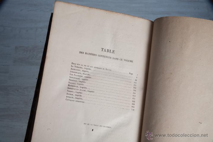 Libros antiguos: OEUVRES DE JEAN RACINE 1861 - Foto 12