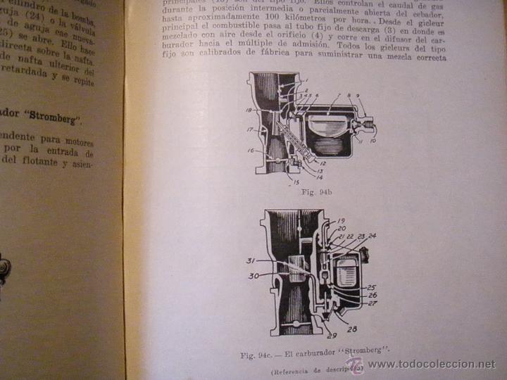 Libros antiguos: libro motores de explosion 1&ordf; edici&oacute;n . J FERPI 1946 - Foto 9