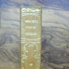 Libros antiguos: CUADRO DE COSTUMBRES. FERNAN CABALLERO. 2 TOMOS. 1862.