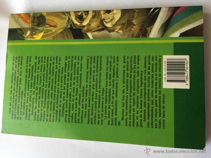 Libros antiguos: Cocina vegetariana - Foto 2