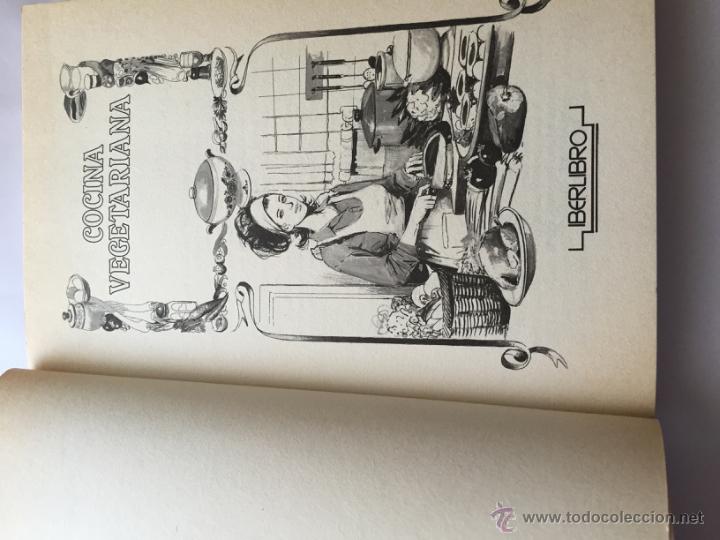 Libros antiguos: Cocina vegetariana - Foto 3