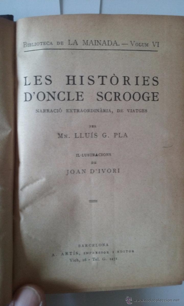 Libros antiguos: Les histories doncle Scrooge - Foto 3